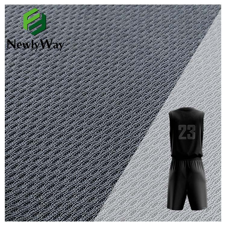 China Factory Supply Cotton Netting Fabric - Moisture-wicking polyester  football mesh fabric for sportswear – Huasheng manufacturers and suppliers